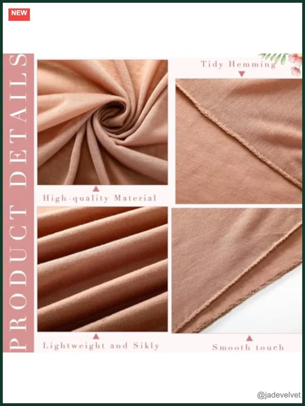 6 Pack Hijab Scarves Jersey Soft Long Scarf Wrap Muslim Shawl